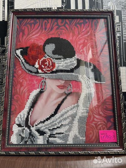 Картины вышитые бисером