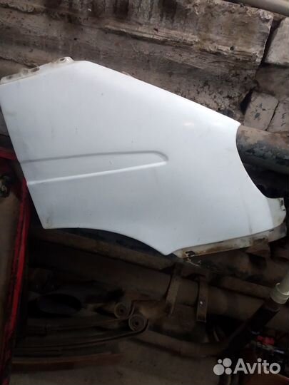 Крыло переднее газель пластик