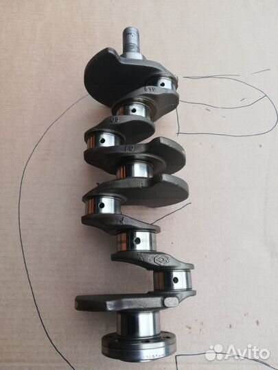 Коленвал 1.6 K4M 16кл Renault Sandero