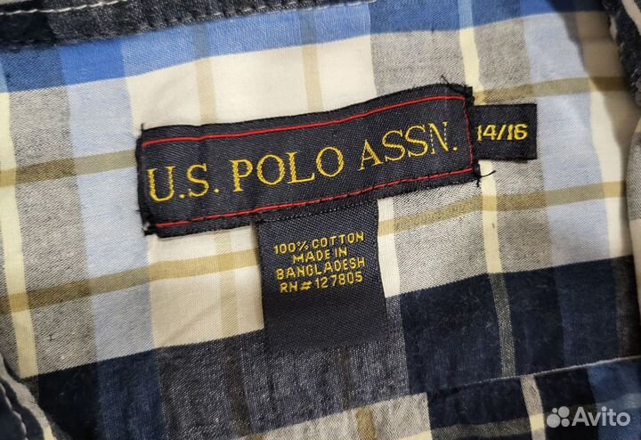 Us polo assn рубашка 158-164 рр на мальчика