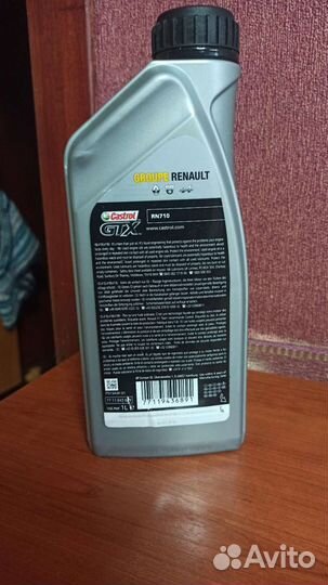 Масло моторное renault GTX RN-spec RN 710 5W-40