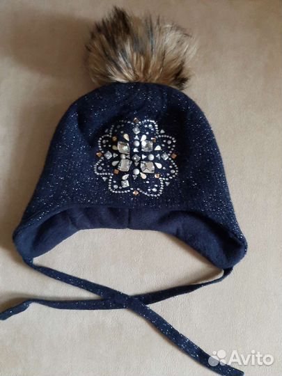 Шапка зимняя Maxval для девочки 50 52