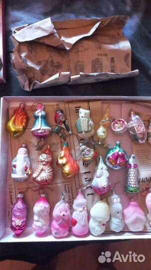 Елочные игрушки СССР редкие