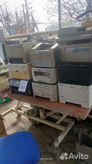 Лазерные мфу и принтера на запчасти