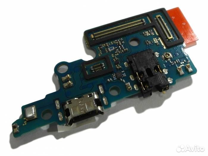 Шлейф для Samsung A705F A70 (плата) + разъем заряд