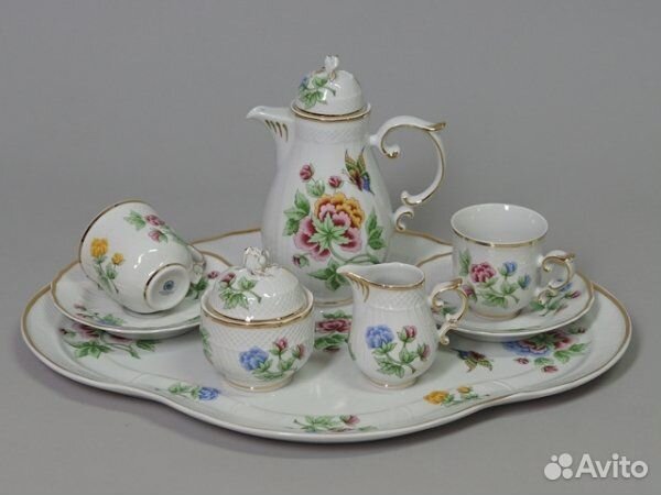 Кофейный сервиз тет-а-тет Hollohaza (Венгрия)