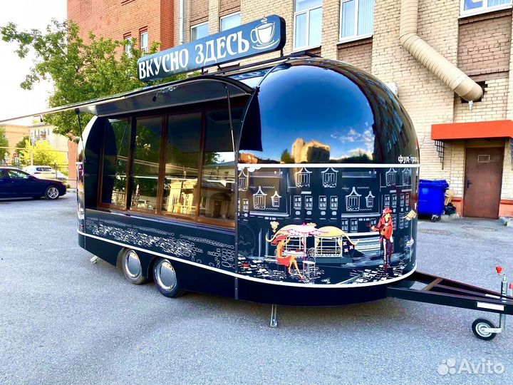 Торговый прицеп, мобильная лавка, фудтрак