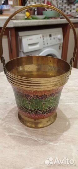 Ведёрко для льда, латунь