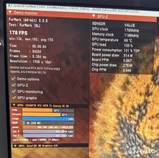 Gigabyte GeForce RTX 3070 Ti Gaming OC 8Gb