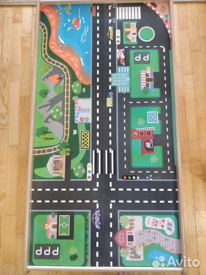 Стол игровой железная дорога автодорога