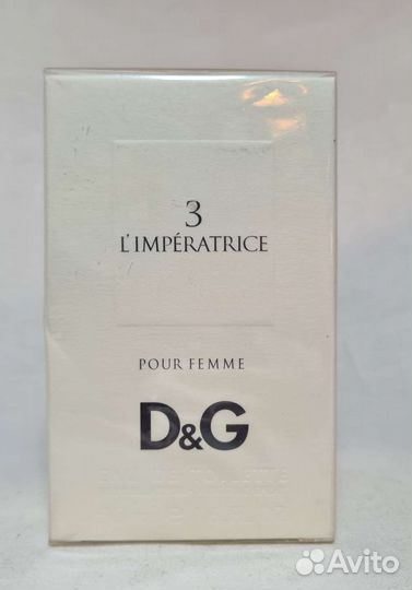 Dolce gabbana 3 l imperatrice 50ml 1st formulation