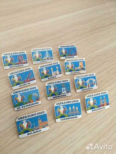 Euro 2020. уефа, набор значков города организаторы