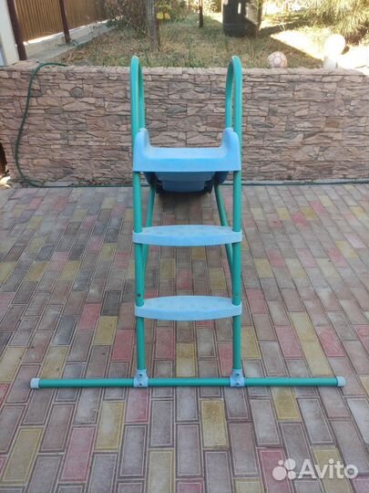 Детская горка пластиковая уличная бу