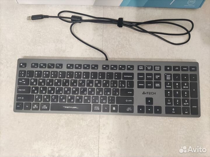 Клавиатура низкопрофильная A4Tech Fstyler FX60H