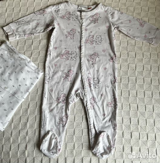 Слипы next baby GO H&M 74 80 для девочки (5 шт)