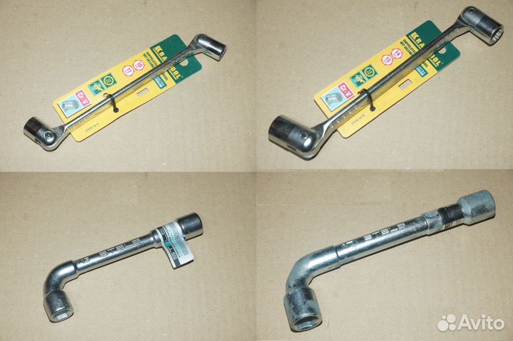 Ключи торцевые с шарниром и угловые проходные