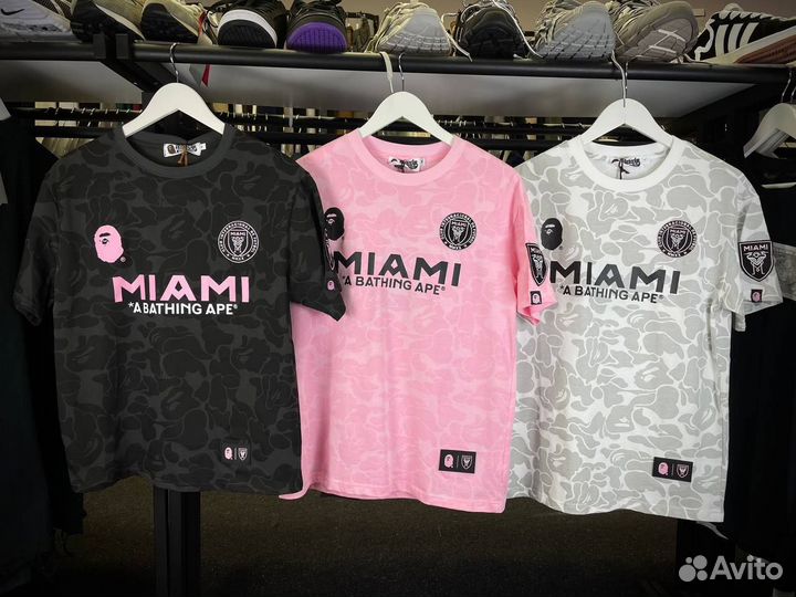 Футболка Bape x inter Miami