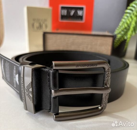 Мужской кожаный ремень