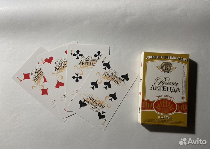 Карты игральные сувенирные 