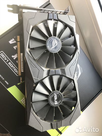 Видеокарта gtx 1050 ti 4gb asus strix