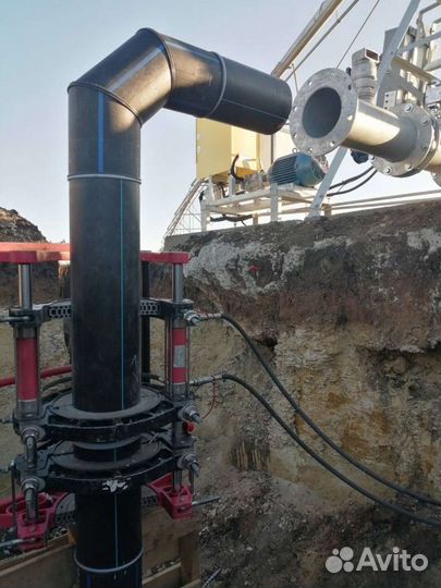 Сварка в стык, пэ пнд трубы (от 50 до 1200 мм)