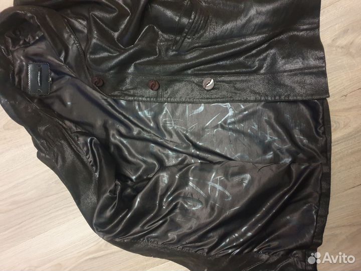 Куртка кожаная женская 56 размер