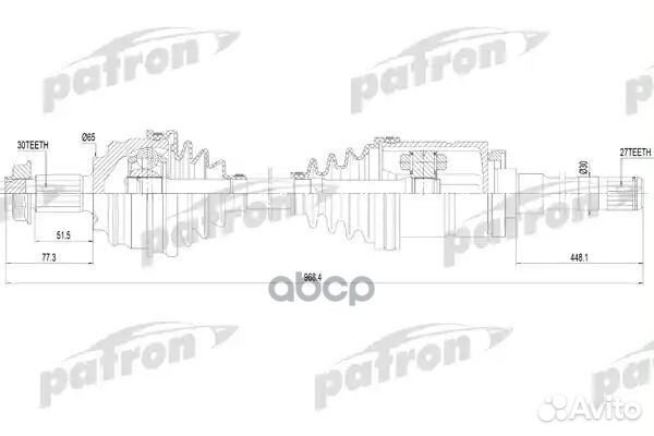ШРУС В сборе X 5 PDS7905 patron