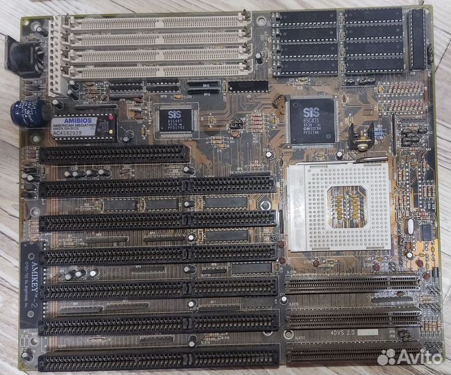 Ретро мать 486 под socket 3 + видеокарта