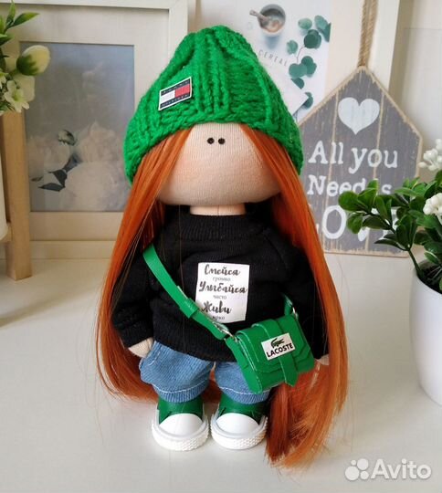 Интерьерная кукла ручной работы