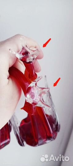 Рюмки цветное стекло СССР