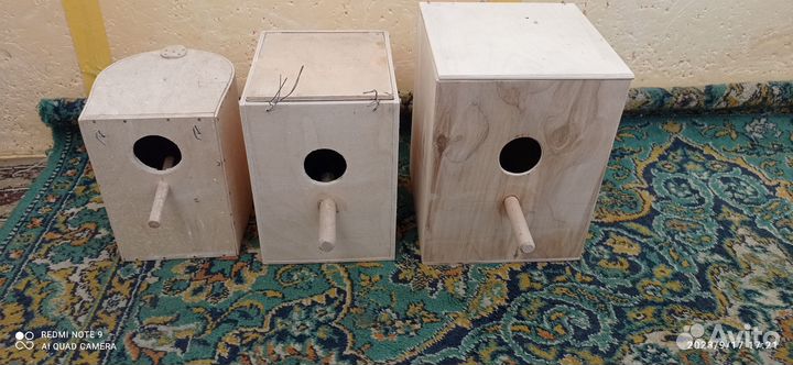 Домики гнезда для попугаев