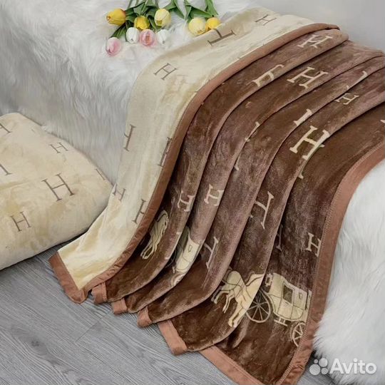 Плед покрывало велюр