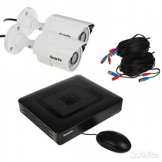 Комплект видеонаблюдения HD с удалённым просмотром