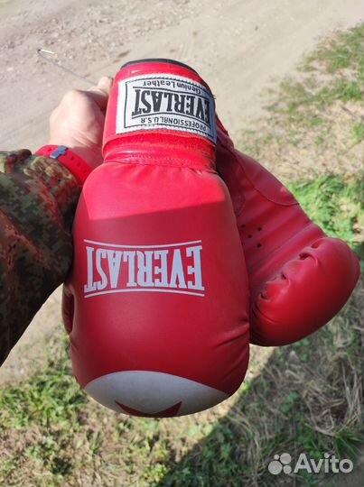Боксерские перчатки everlast 10 oz