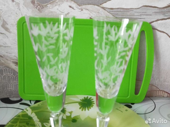 Фужеры хрустальные СССР 6 шт