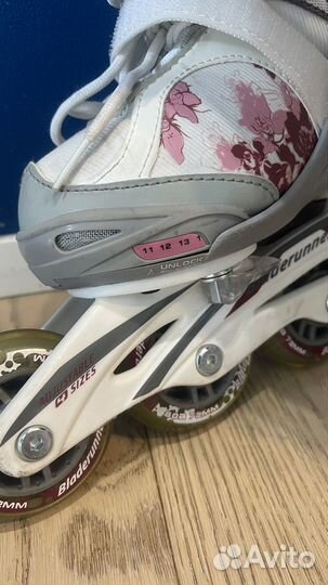 Ролики bladerunner 28-32+защита Oxelo