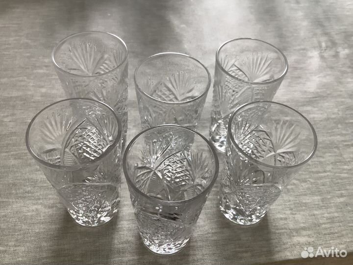 Стопки хрустальные СССР