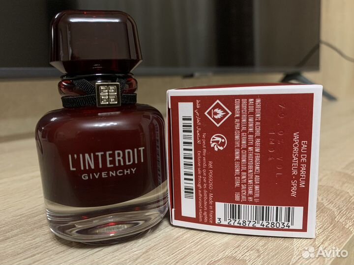 Духи женские givenchi L'lnterdit de Parfum Rouge