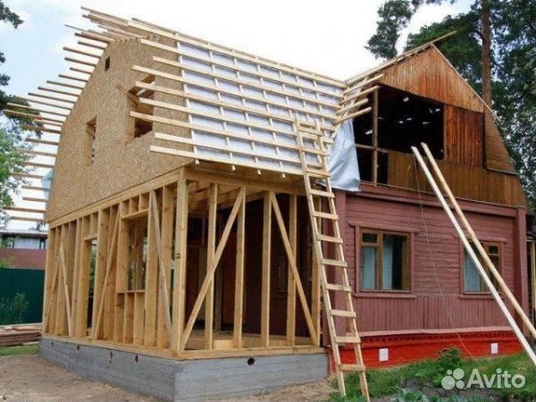 Строительство и реконструкция домов дач бань