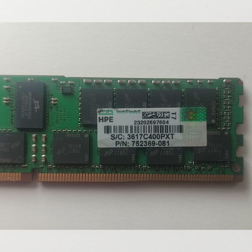 [726719-B21] 16 Gb 2400 Hpe 752369-081 / Склад 6 Шт 726719-B21