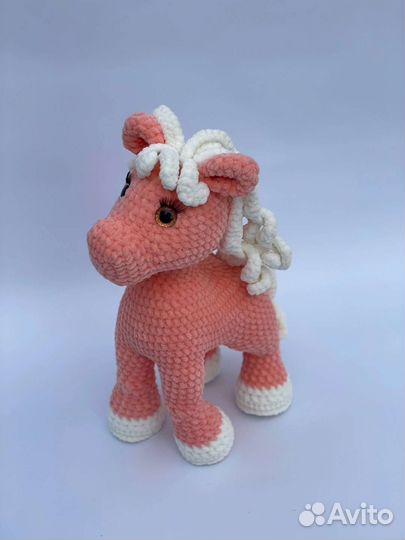 Лошадь, мягкая игрушка, ручная работа