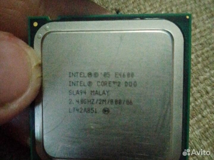 Процессор intel core 2 duo