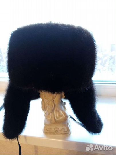 Норковая шапка мужская 58