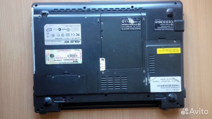 Ноутбук asus W5F