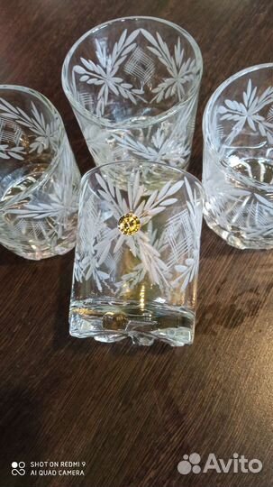 Гусь хрустальный стаканы