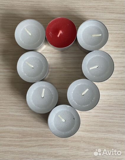 Свечи парафин (8шт)