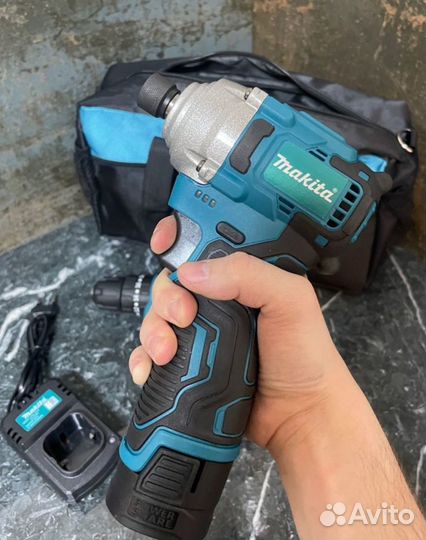 Набор 2в1 Makita импакт+шурик 18V