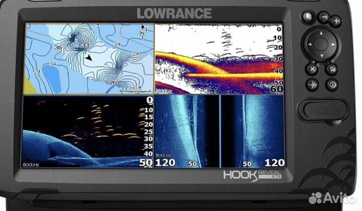 Эхолот lowrance hook reveal 9 tripleshot