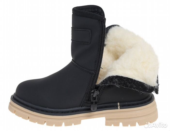 Ботинки зимние дутики детские шерсть