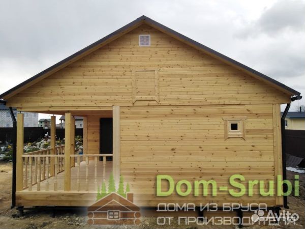 Устюжна. Хорошая надёжная Баня из бруса Б-17 (9х6)